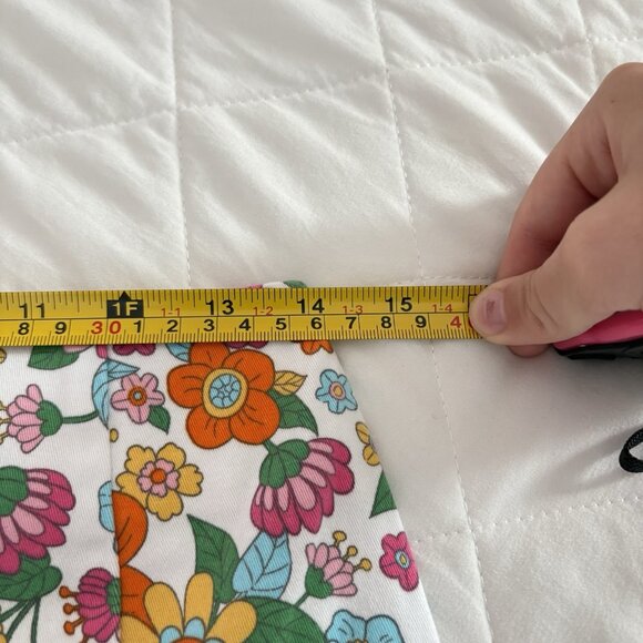 Love On A Hanger Juniors Size 9 Floral Flower Mini Skirt Hippie Boho Bohemian - Picture 3 of 6